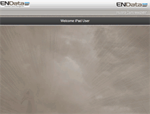 Tablet Screenshot of claims.endataclaims.com